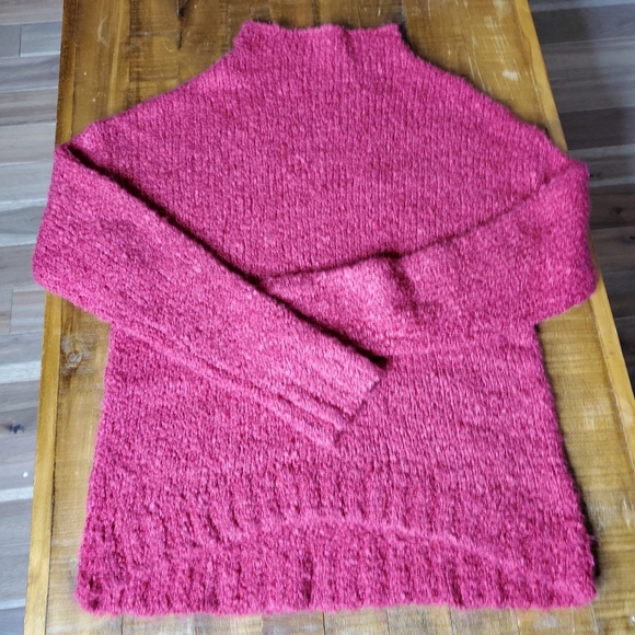 BP Funnel Neck Boucle Sweater SZ Small - Picture 3 of 5